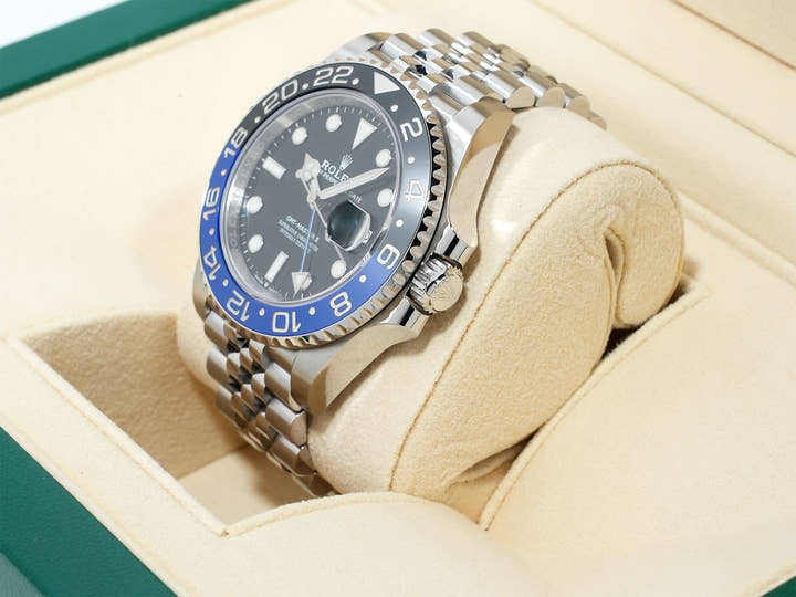 ロレックス GMTマスターII Ref.126710BLNR ステンレススチール ブラック文字盤 ジュビリーブレスレット 未使用 xeaj5ycz