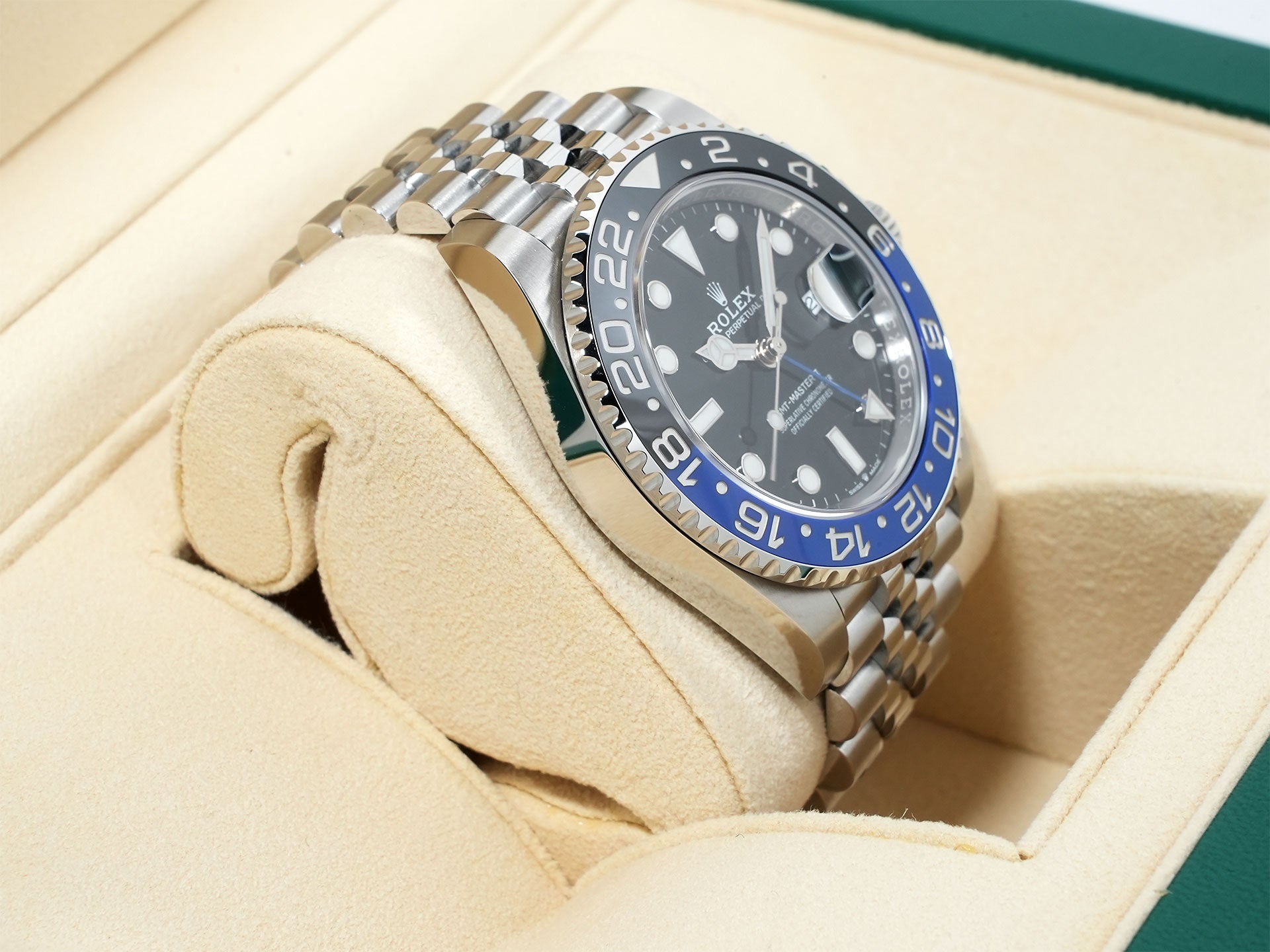 ロレックス GMTマスターII Ref.126710BLNR ステンレススチール ブラック文字盤 ジュビリーブレスレット 未使用 xeaj5ycz