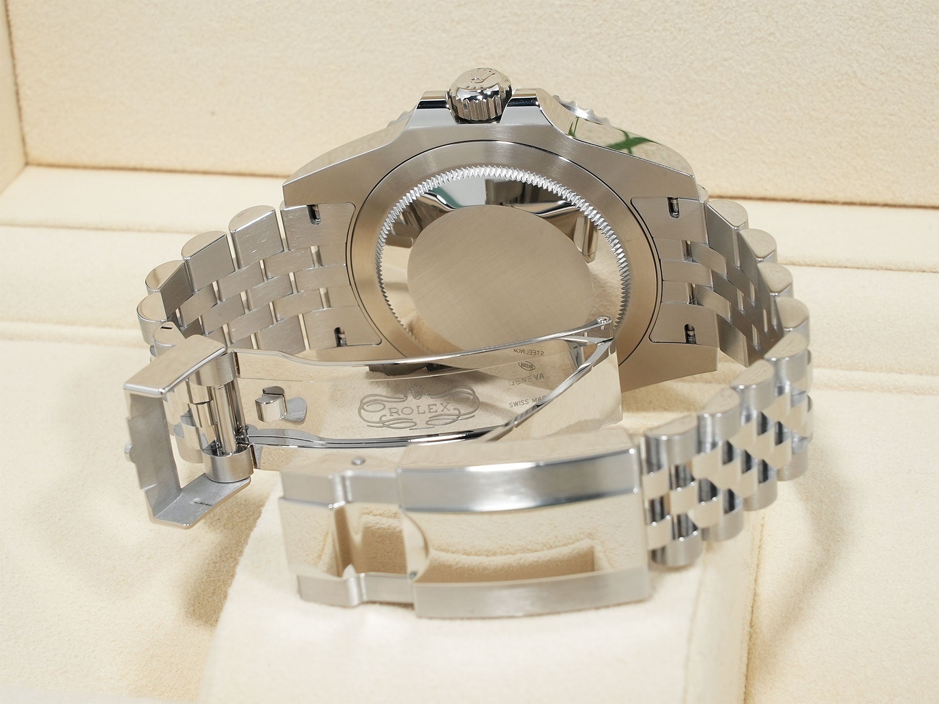 ロレックス GMTマスターII Ref.126710BLNR ステンレススチール ブラック文字盤 ジュビリーブレスレット 未使用 xeaj5ycz