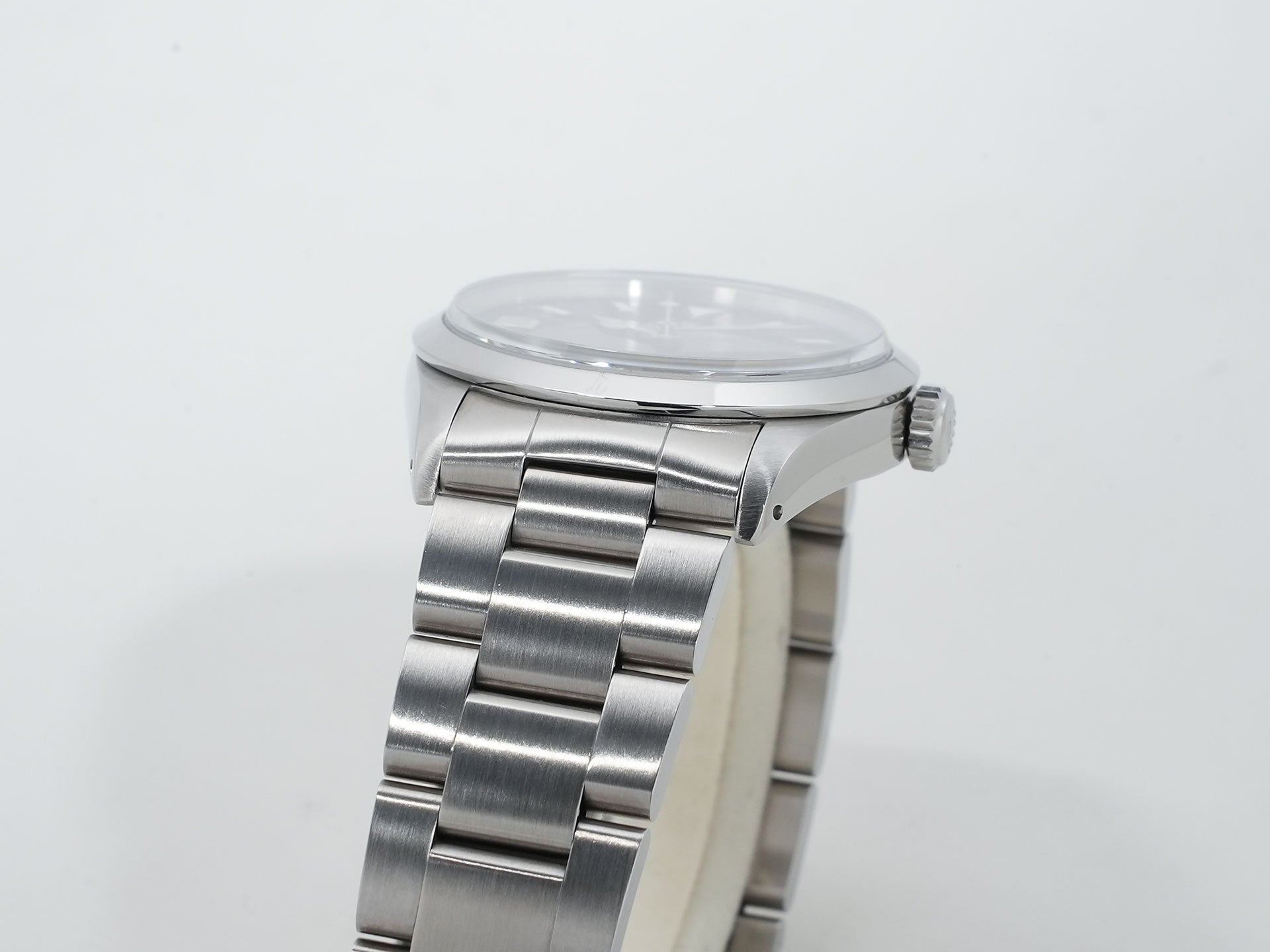 ロレックス エクスプローラーI Ref.14270 ステンレススチール ブラック文字盤 オイスターブレスレット 中古 7byecoiv