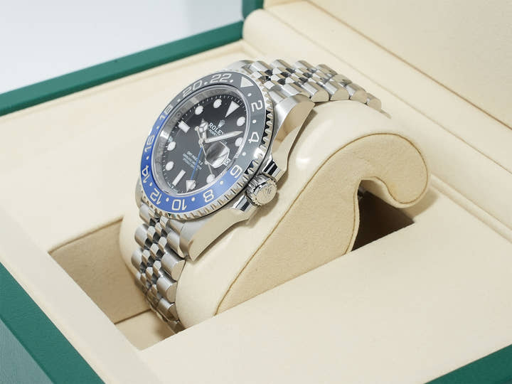 ロレックス GMTマスターII Ref.126710BLNR ステンレススチール ブラック文字盤 ジュビリーブレスレット 未使用 d2np85qa