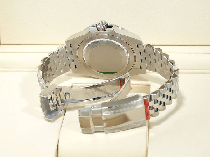 ロレックス GMTマスターII Ref.126710BLNR ステンレススチール ブラック文字盤 ジュビリーブレスレット 未使用 d2np85qa