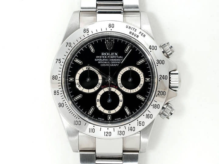 Rolex Daytona El Primero Ref. 16520 Stainless Steel Black Dial Pre-owned 6kyikd7c