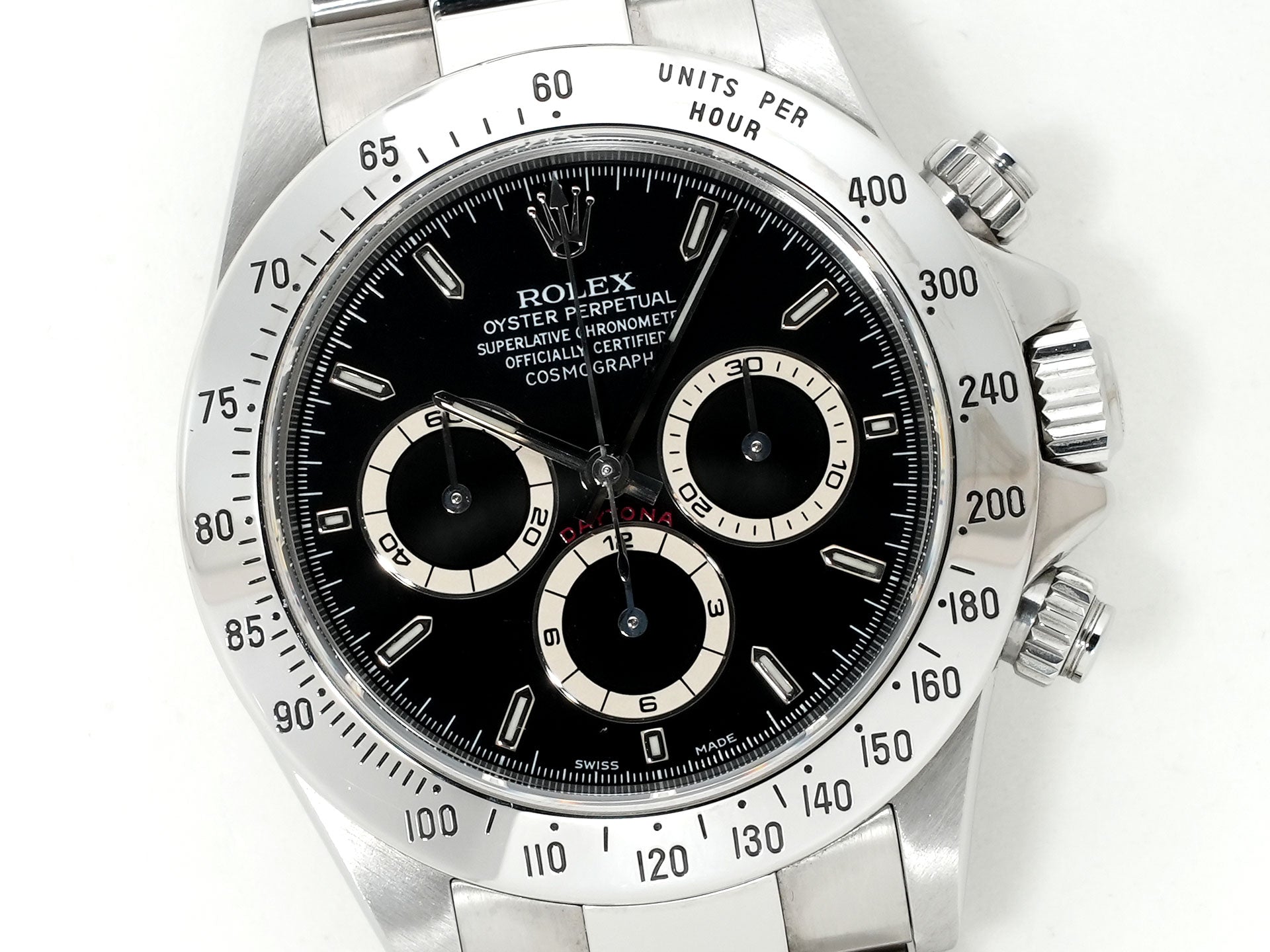 Rolex Daytona El Primero Ref. 16520 Stainless Steel Black Dial Pre-owned 6kyikd7c