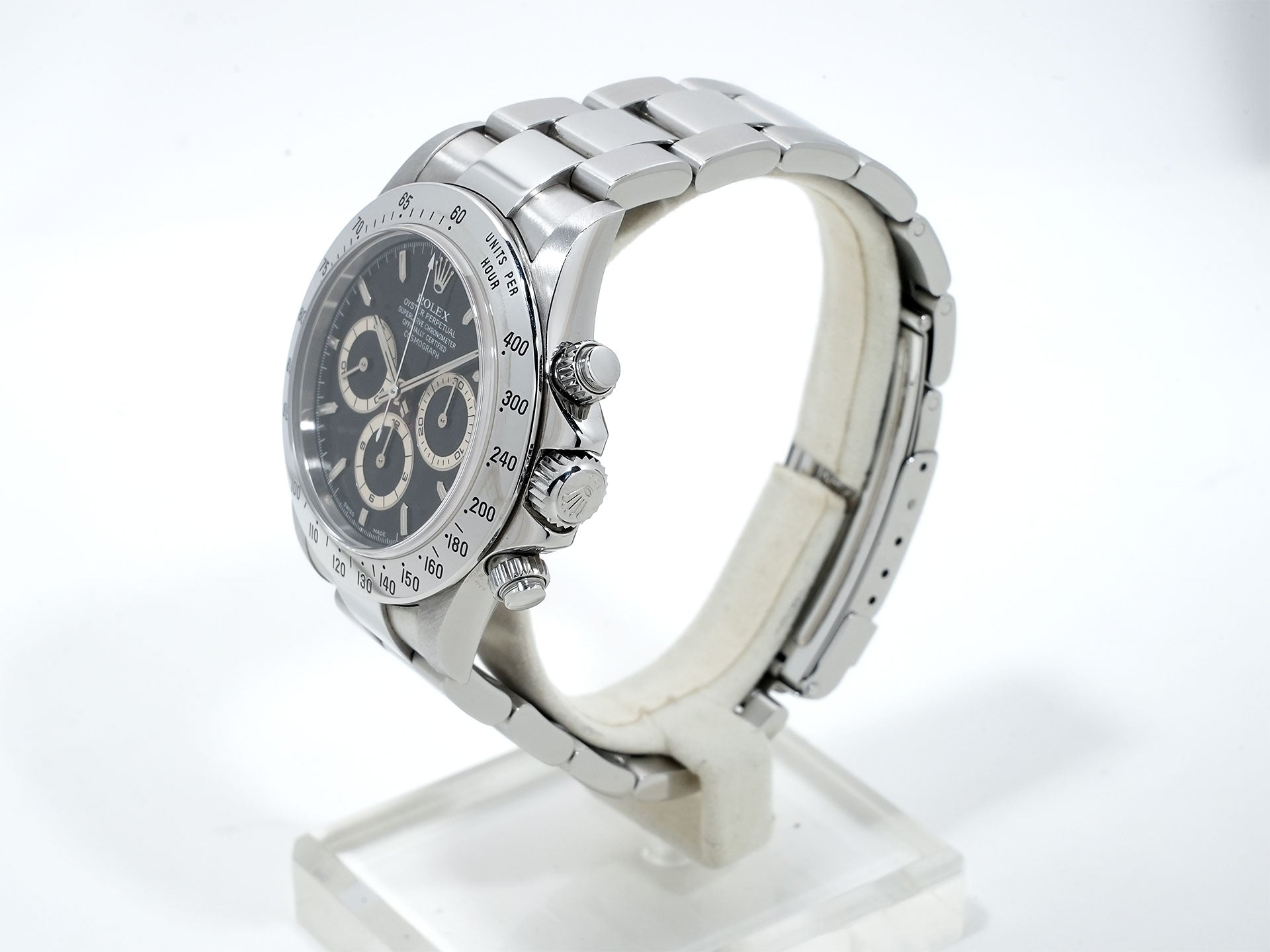 Rolex Daytona El Primero Ref. 16520 Stainless Steel Black Dial Pre-owned 6kyikd7c