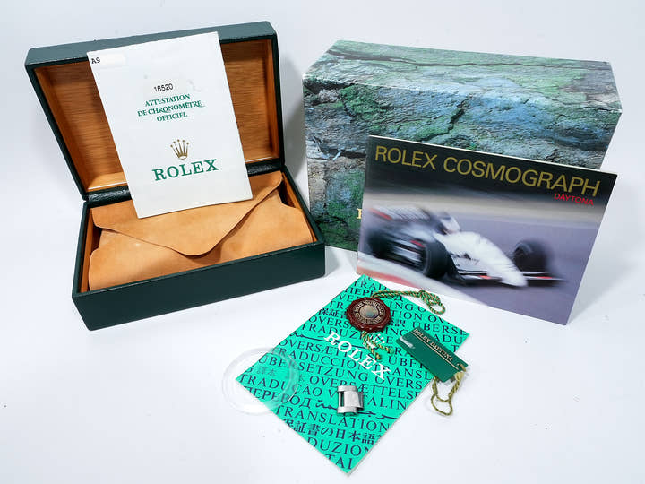 Rolex Daytona El Primero Ref. 16520 Stainless Steel Black Dial Pre-owned 6kyikd7c