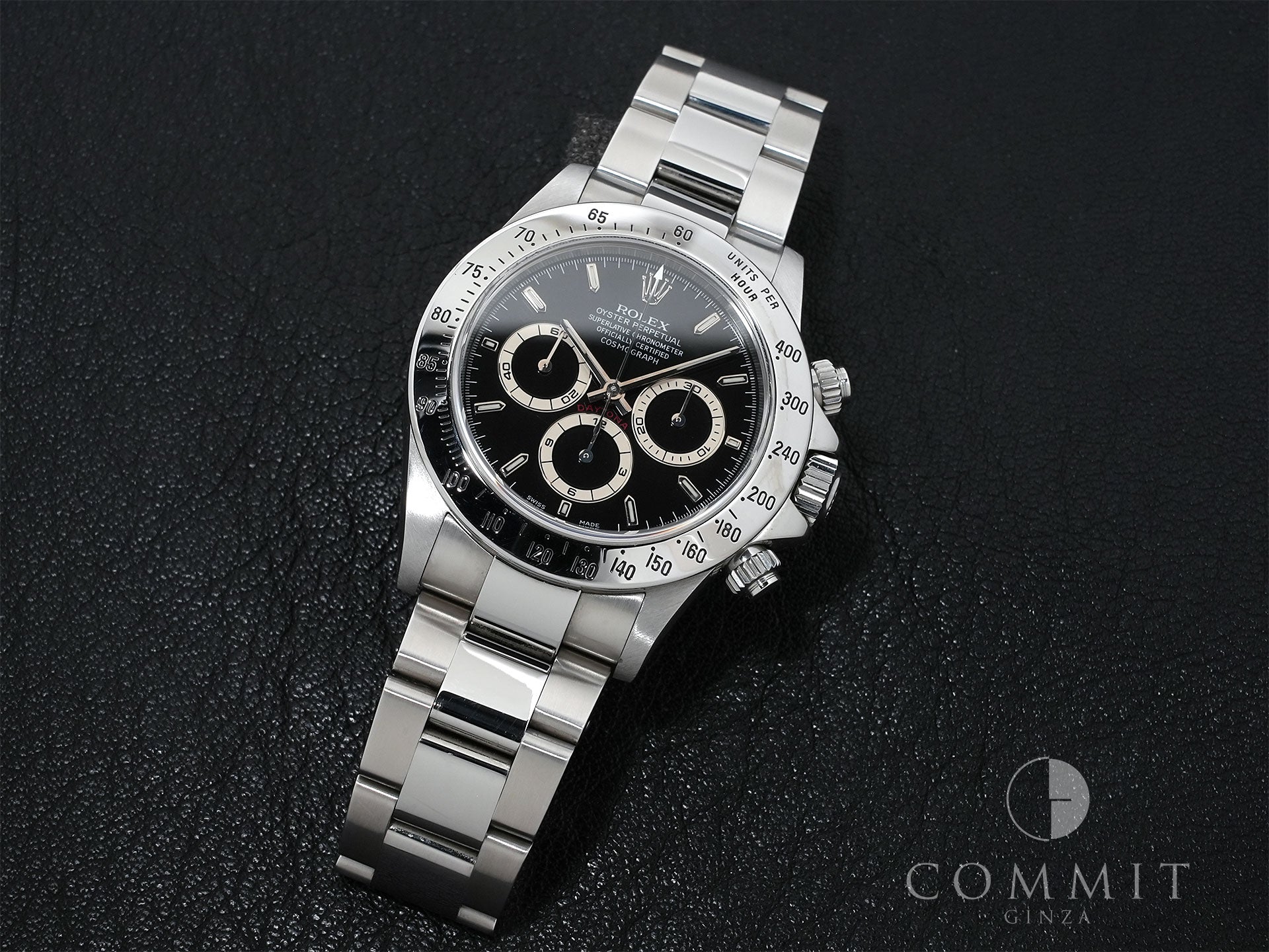 Rolex Daytona El Primero Ref. 16520 Stainless Steel Black Dial Pre-owned 6kyikd7c