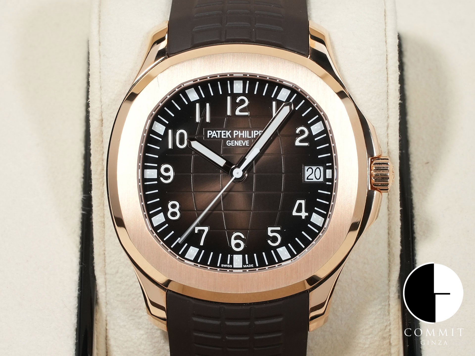 パテックフィリップ アクアノート Ref.5167R-001 ローズゴールド ブラウン文字盤 美中古 j2fsidj9