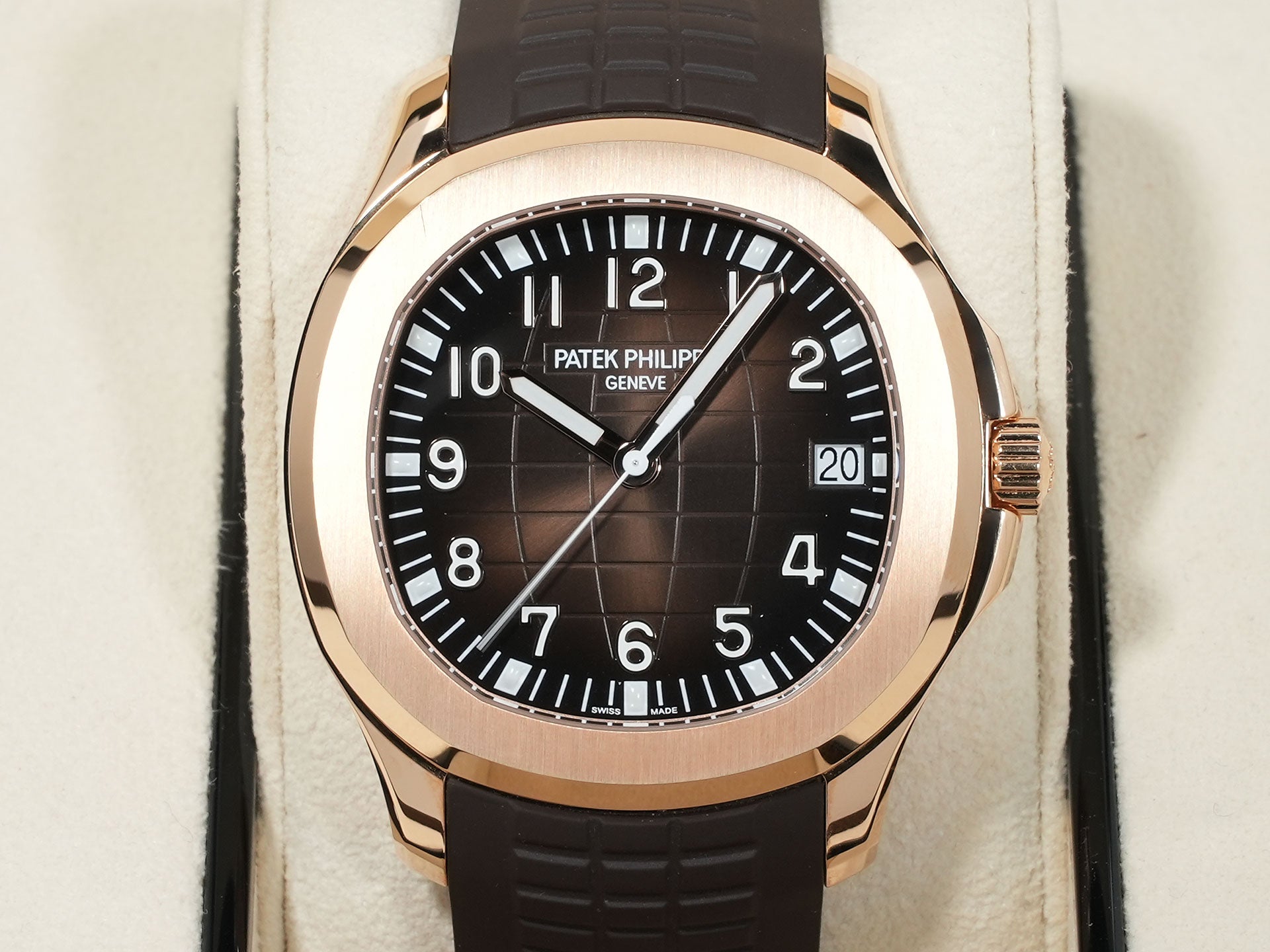 パテックフィリップ アクアノート Ref.5167R-001 ローズゴールド ブラウン文字盤 美中古 j2fsidj9