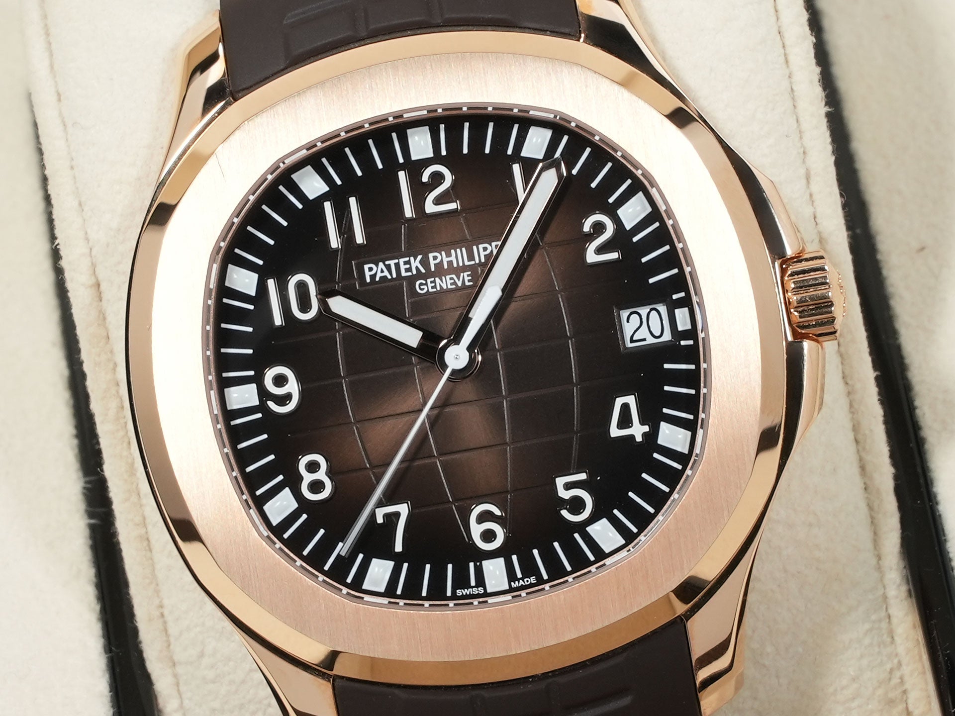 パテックフィリップ アクアノート Ref.5167R-001 ローズゴールド ブラウン文字盤 美中古 j2fsidj9