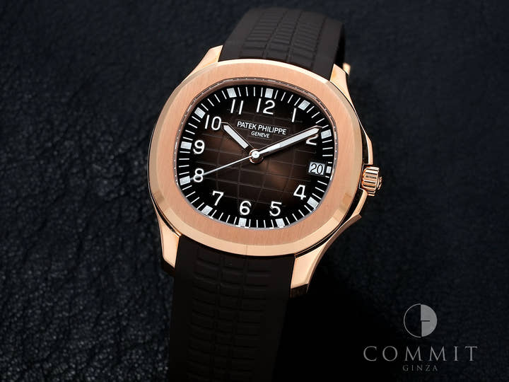 パテックフィリップ アクアノート Ref.5167R-001 ローズゴールド ブラウン文字盤 美中古 j2fsidj9