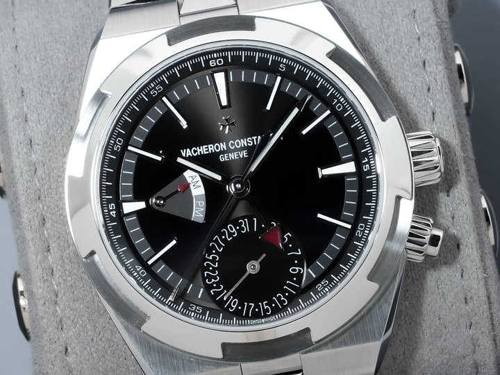 Vacheron Constantin Overseas Dual Time Ref. 7920V/210A-B546 Stainless Steel Black Dial Excellent Condition krr3j383