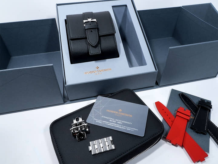 Vacheron Constantin Overseas Dual Time Ref. 7920V/210A-B546 Stainless Steel Black Dial Excellent Condition krr3j383