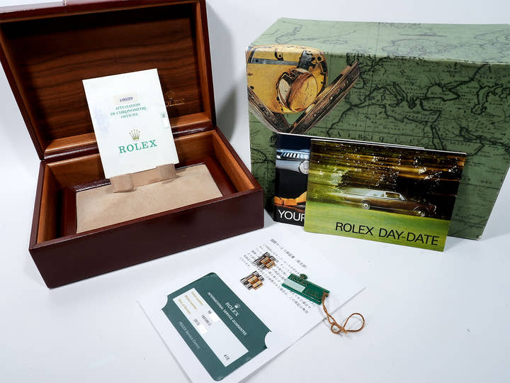 ロレックス デイデイト トリドール Ref.18039BIC ホワイトゴールド/ローズゴールド/イエローゴールド ハバナ10Pダイヤ文字盤 中古 ne5sfqrw