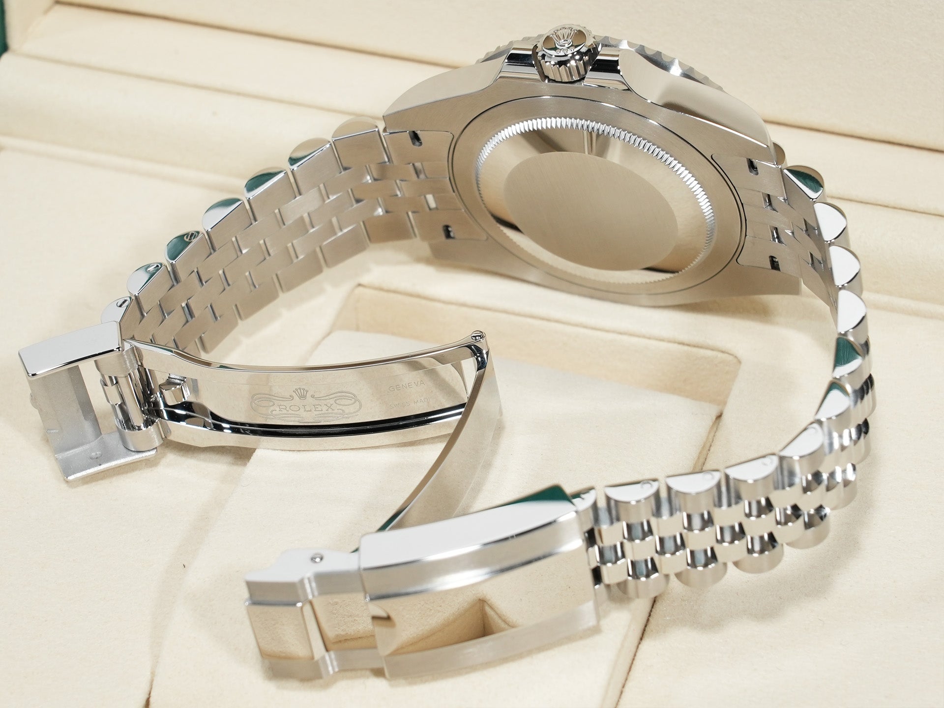 ロレックス GMTマスターII Ref.126710BLNR ステンレススチール ブラック文字盤 ジュビリーブレスレット 未使用 rmikax6o