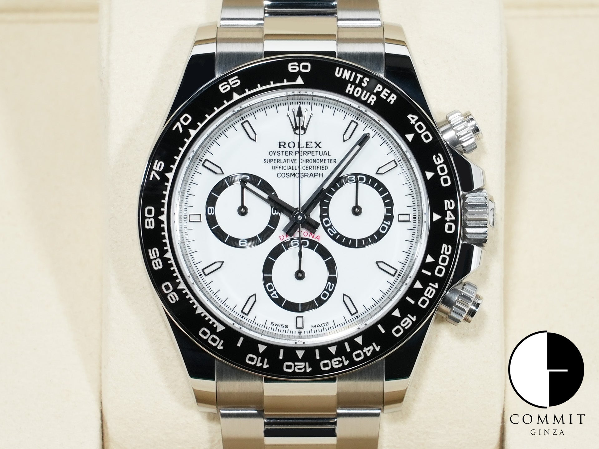 ロレックス デイトナ Ref.126500LN ステンレススチール ホワイト文字盤 未使用 bj7gv8xa