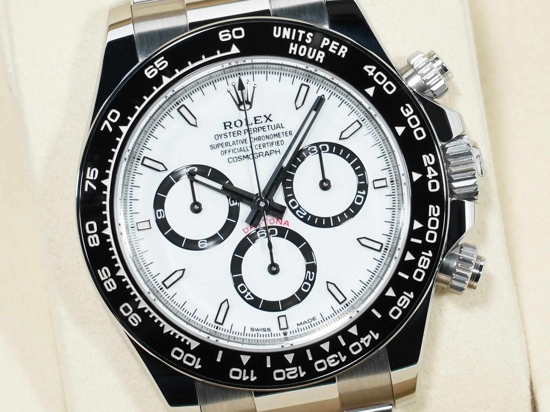 ロレックス デイトナ Ref.126500LN ステンレススチール ホワイト文字盤 未使用 bj7gv8xa