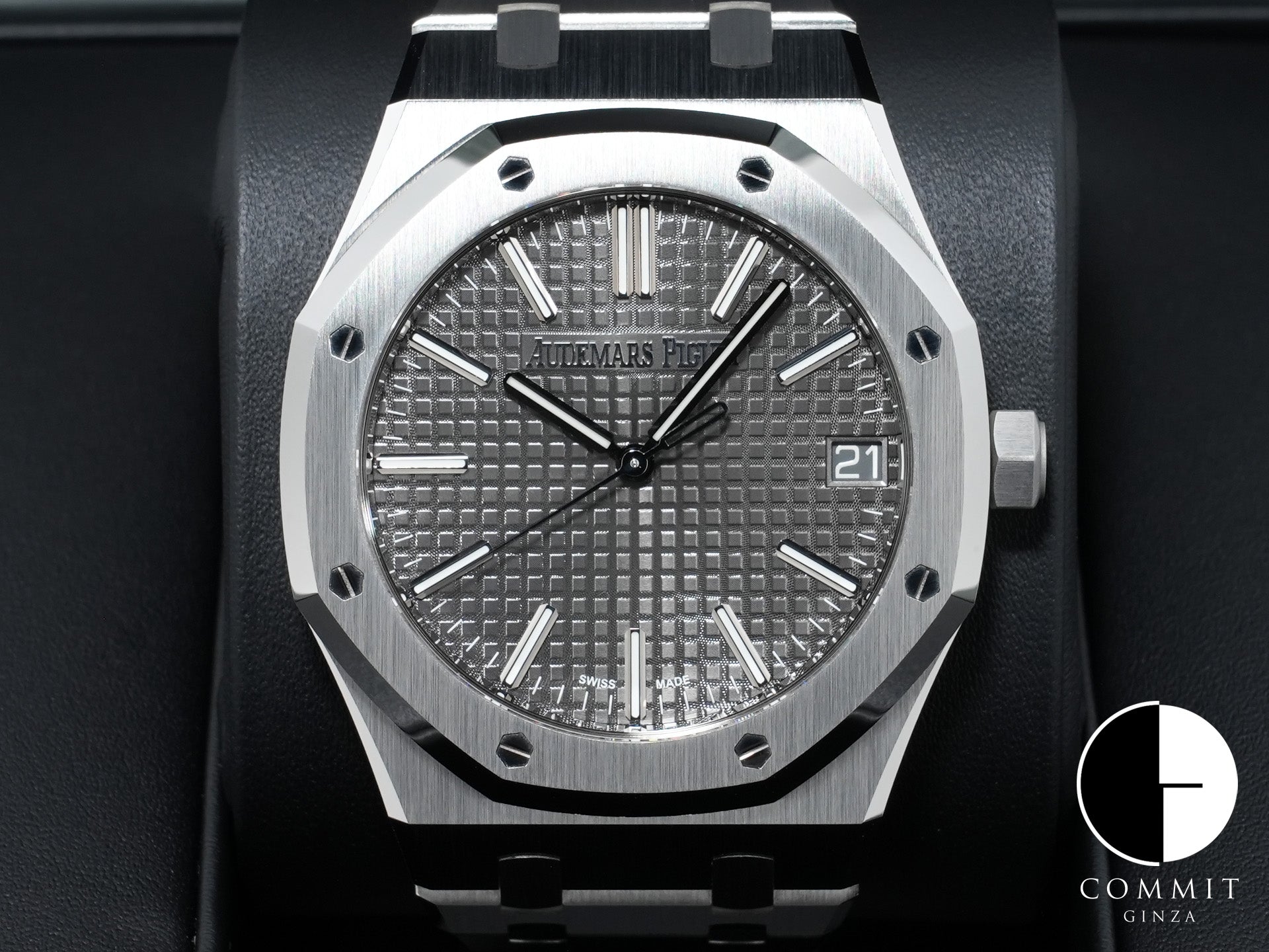 Audemars Piguet Royal Oak 50th Anniversary Ref. 15510ST.OO.1320ST.05 Stainless Steel Gray Dial Unused zu5uqm8b