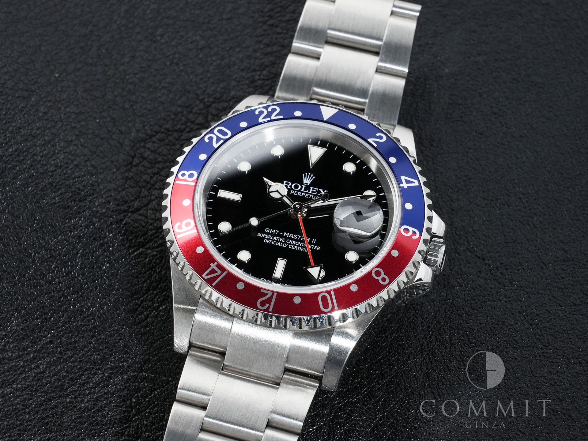 ロレックス GMTマスターII Ref.16710 ステンレススチール ブラック文字盤 オイスターブレスレット 中古 jdwcpb8w