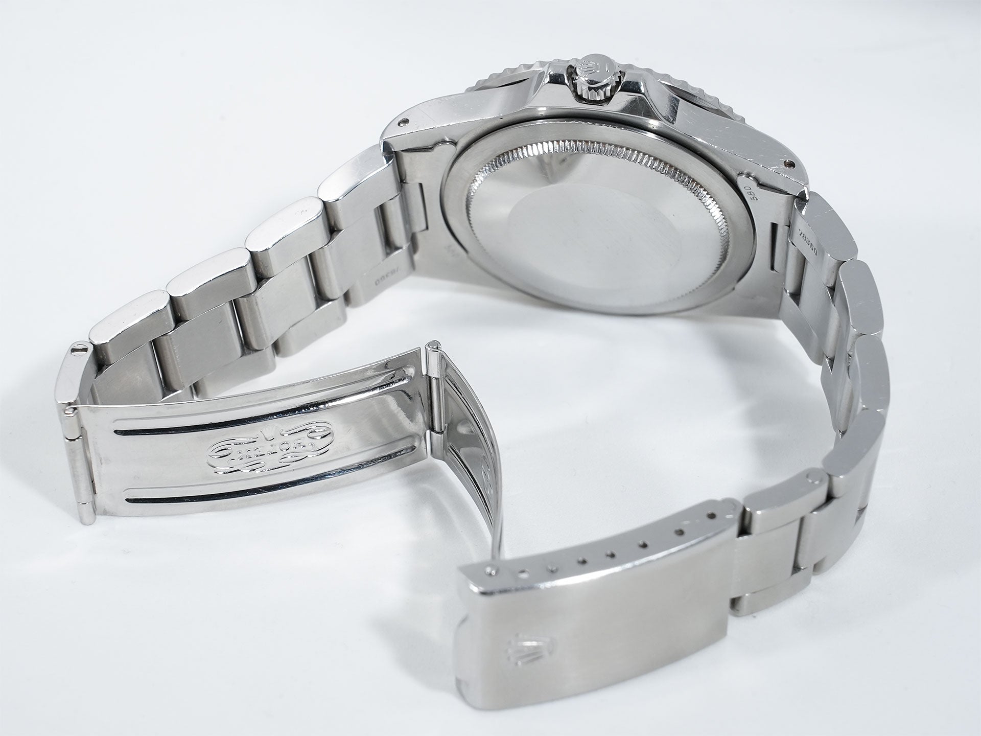 ロレックス GMTマスター Ref.1675 ステンレススチール ブラック文字盤 オイスターブレスレット 中古 ue3pxhxa