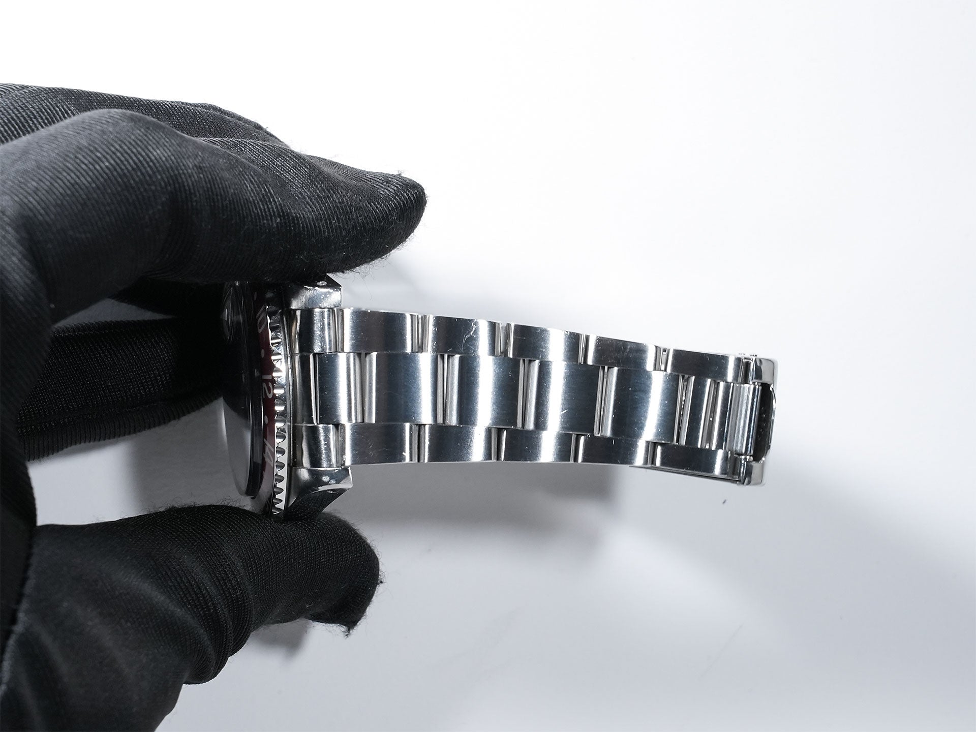 ロレックス GMTマスター Ref.1675 ステンレススチール ブラック文字盤 オイスターブレスレット 中古 ue3pxhxa