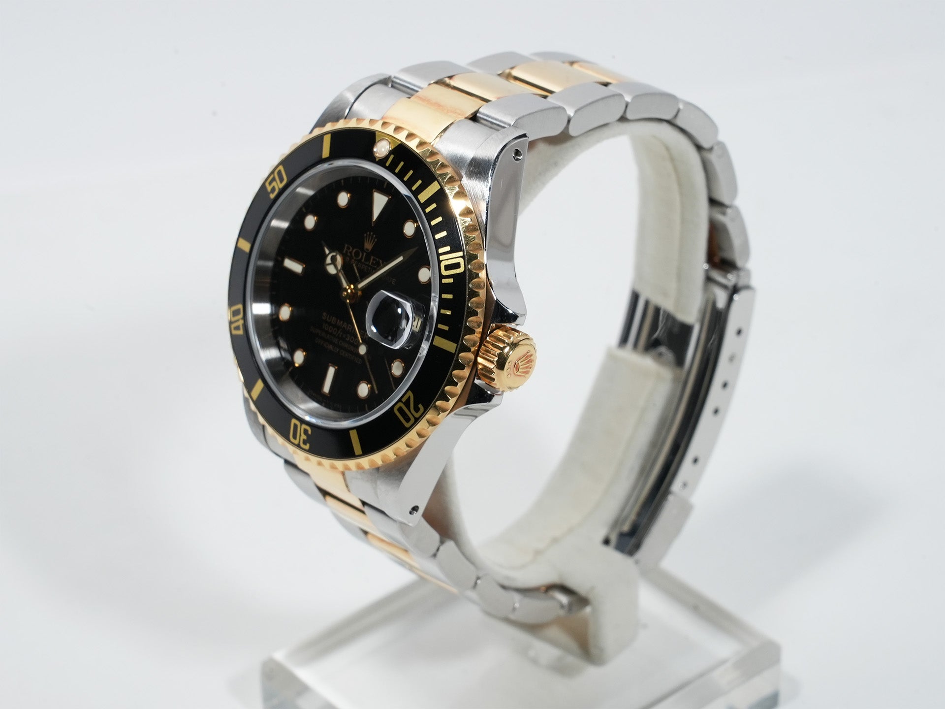 ロレックス サブマリーナー デイト Ref.16613LN ステンレススチール/イエローゴールド ブラック文字盤 中古 8jw9gofw