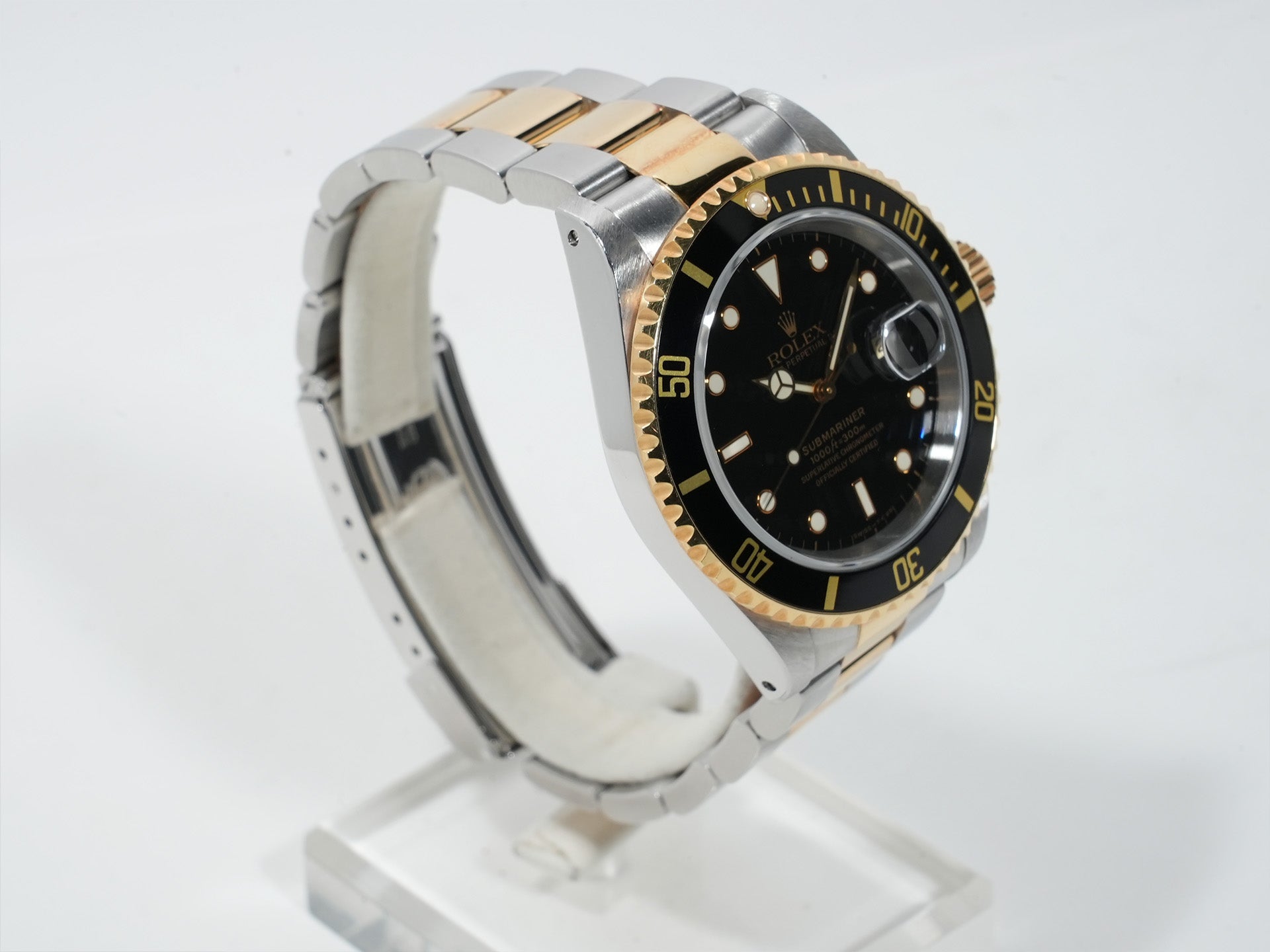 ロレックス サブマリーナー デイト Ref.16613LN ステンレススチール/イエローゴールド ブラック文字盤 中古 8jw9gofw