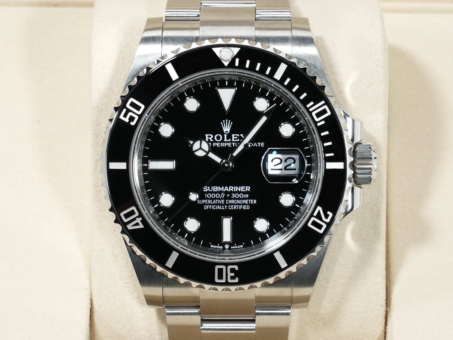 ロレックス サブマリーナー デイト Ref.126610LN ステンレススチール ブラック文字盤 未使用 r83edrp2