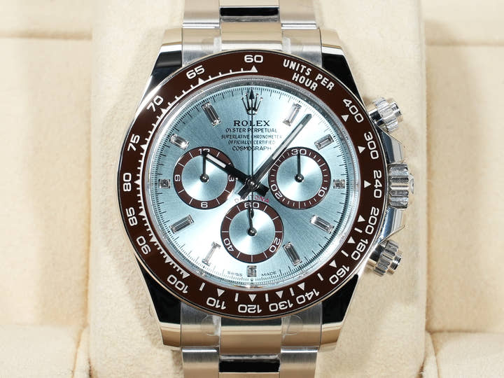 ロレックス デイトナ Ref.126506A プラチナ アイスブルーx11Pダイヤ文字盤 未使用 s4amieby