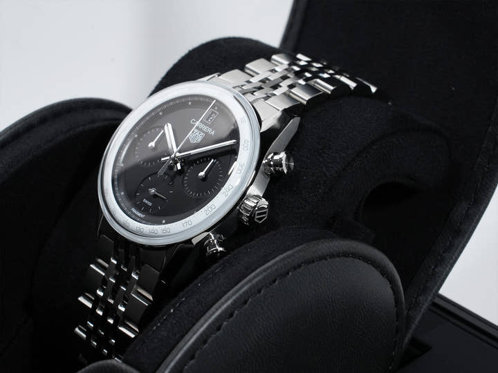 タグホイヤー カレラ フラグメント Ref.CBS221B.BA0045 ステンレススチール ブラック文字盤 未使用 vufduxv8