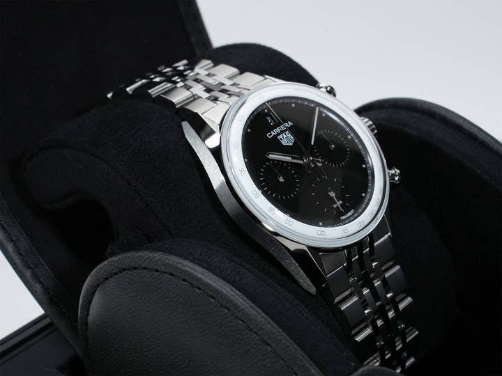 タグホイヤー カレラ フラグメント Ref.CBS221B.BA0045 ステンレススチール ブラック文字盤 未使用 vufduxv8