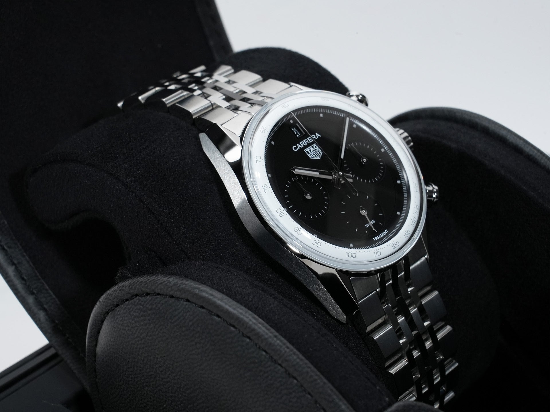 タグホイヤー カレラ フラグメント Ref.CBS221B.BA0045 ステンレススチール ブラック文字盤 未使用 vufduxv8