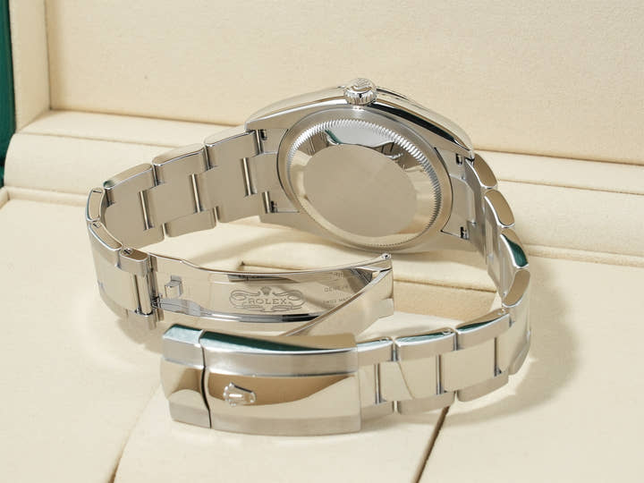 ロレックス デイトジャスト36 Ref.126234NG ステンレススチール/ホワイトゴールド ホワイトシェルx10Pダイヤ文字盤 オイスターブレスレット 未使用 evfcn79u