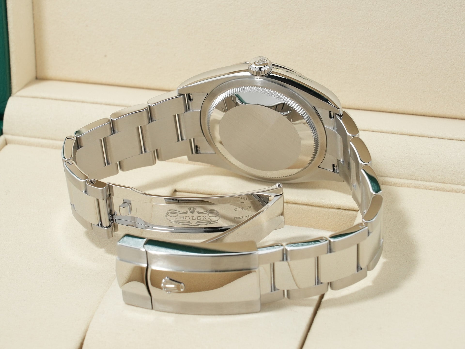 ロレックス デイトジャスト36 Ref.126234NG ステンレススチール/ホワイトゴールド ホワイトシェルx10Pダイヤ文字盤 オイスターブレスレット 未使用 evfcn79u