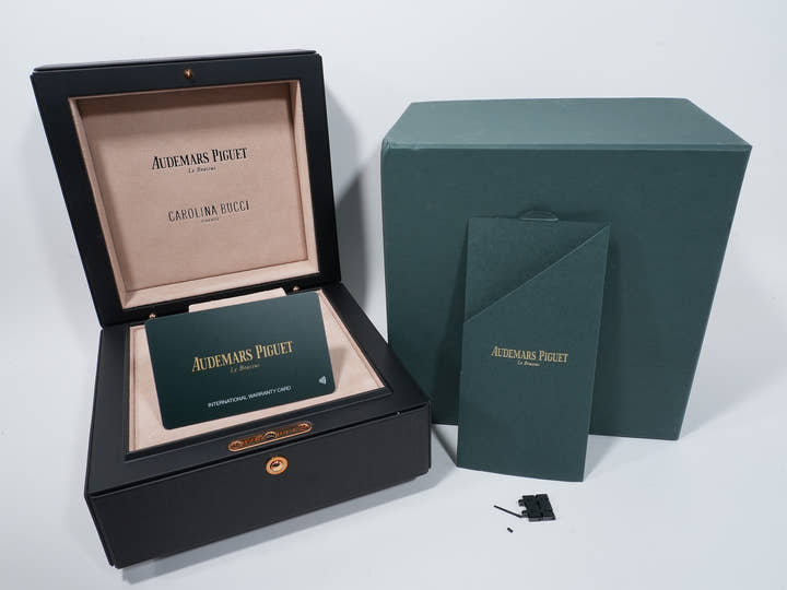 Audemars Piguet Royal Oak Ref. 77350CE.OO.1266CE.02.A Ceramic Rainbow Tapestry Dial Excellent Condition h9y9rsdn