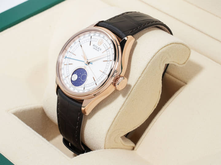 ロレックス チェリーニ ムーンフェイズ Ref.50535 エバーローズゴールド ホワイト文字盤 美品 dhhahujs