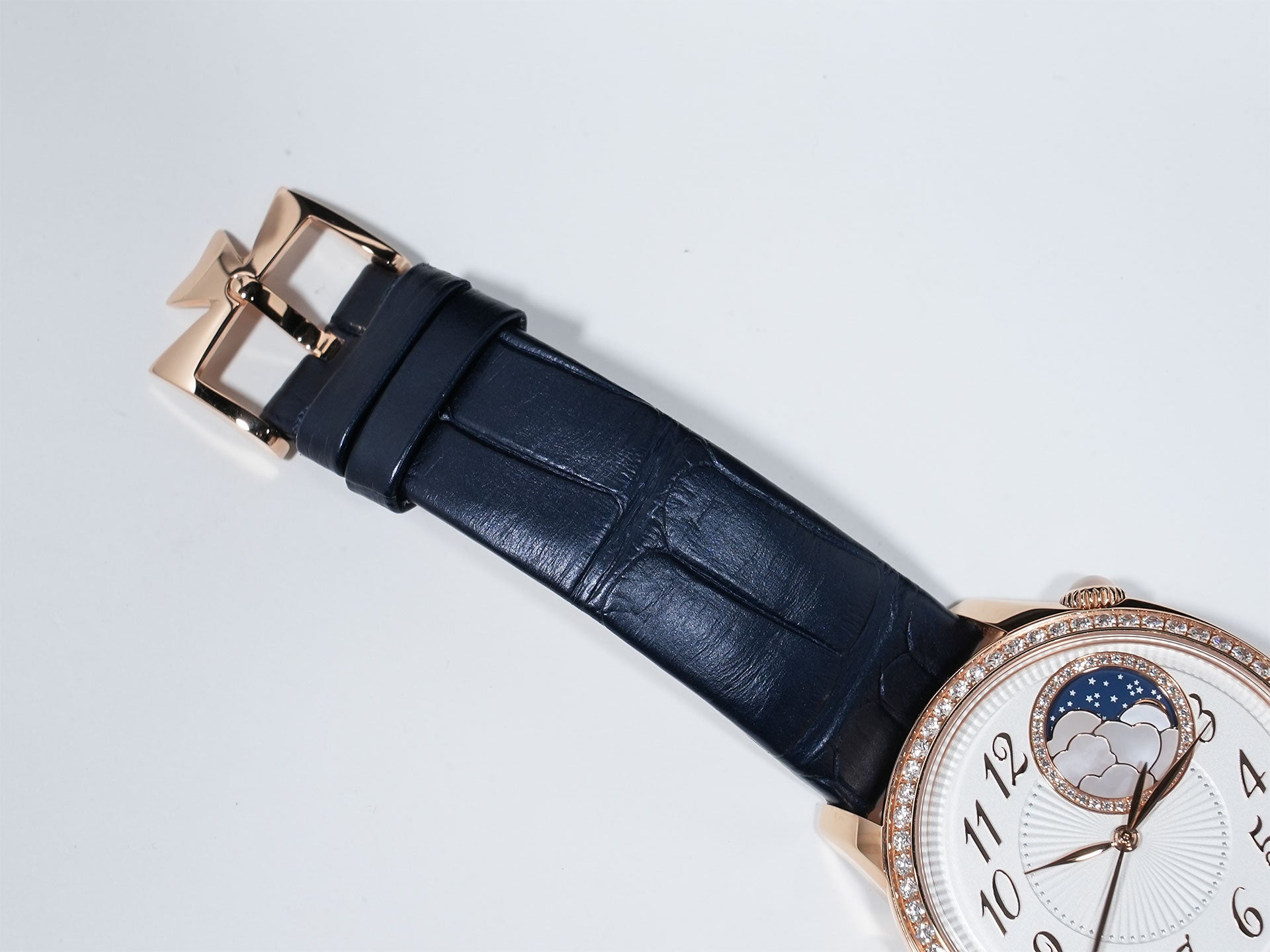 ヴァシュロンコンスタンタン エジェリー・ムーンフェイズ Ref.8005F/000R-B498 ピンクゴールド シルバー文字盤 美中古 bg839a36