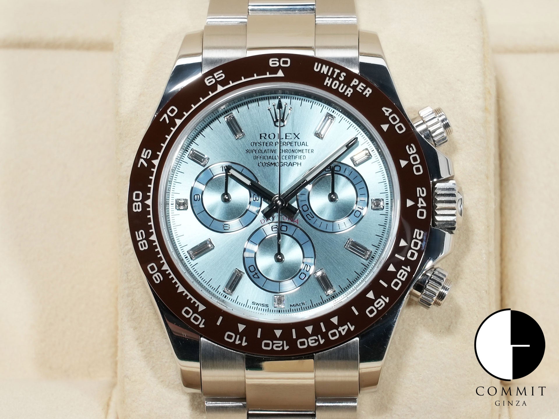 ロレックス デイトナ Ref.116506A プラチナ アイスブルー文字盤 中古 jy5hfib8