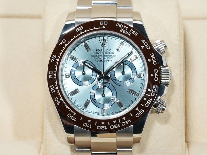 ロレックス デイトナ Ref.116506A プラチナ アイスブルー文字盤 中古 jy5hfib8