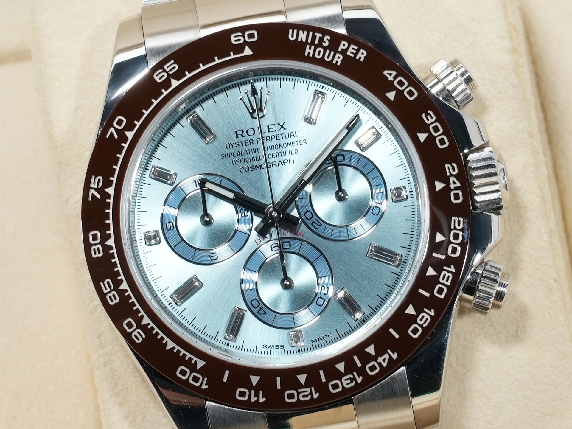 ロレックス デイトナ Ref.116506A プラチナ アイスブルー文字盤 中古 jy5hfib8