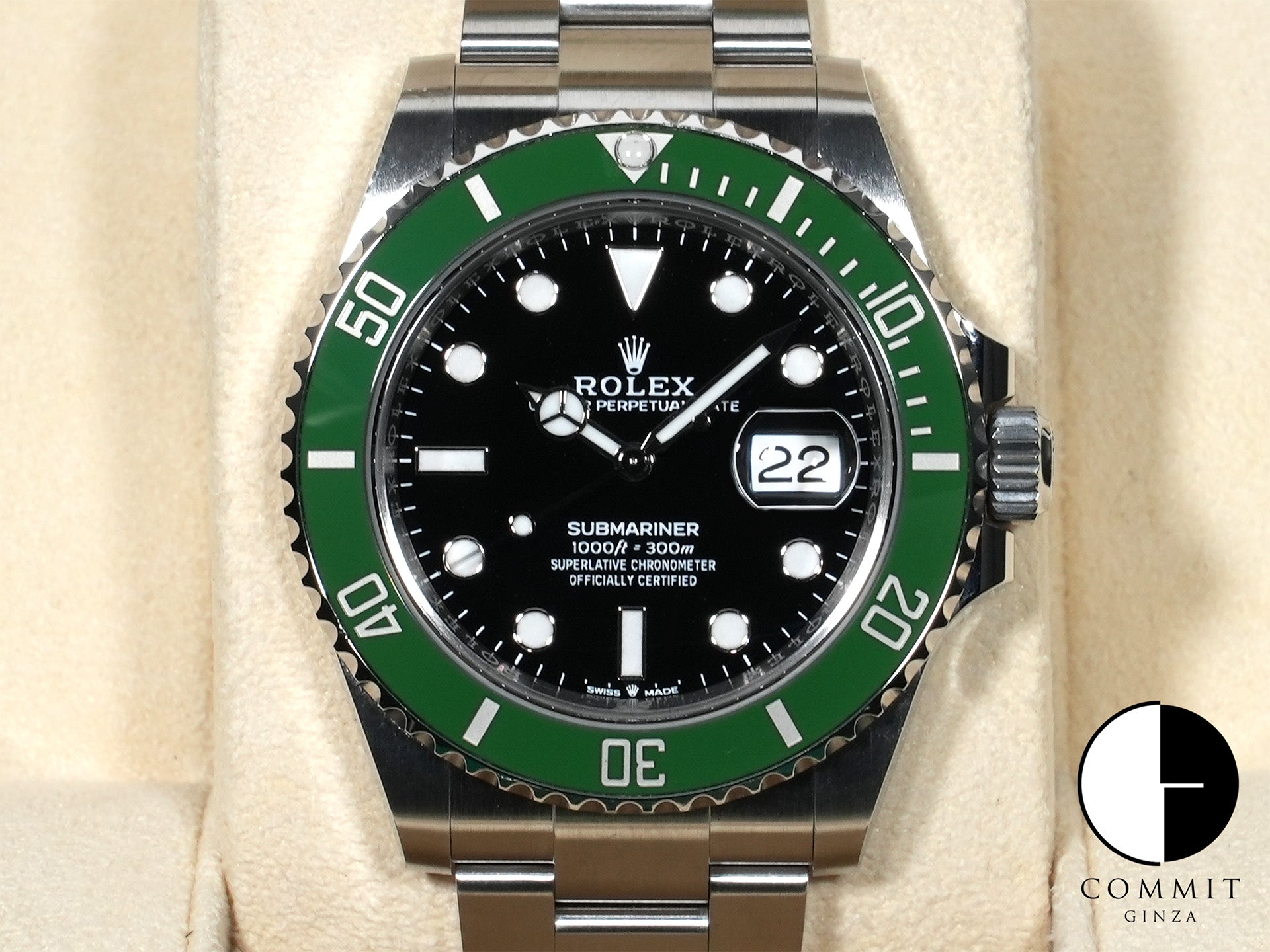 ロレックス サブマリーナー デイト Ref.126610LV ステンレススチール ブラック文字盤 中古 kjoddoms