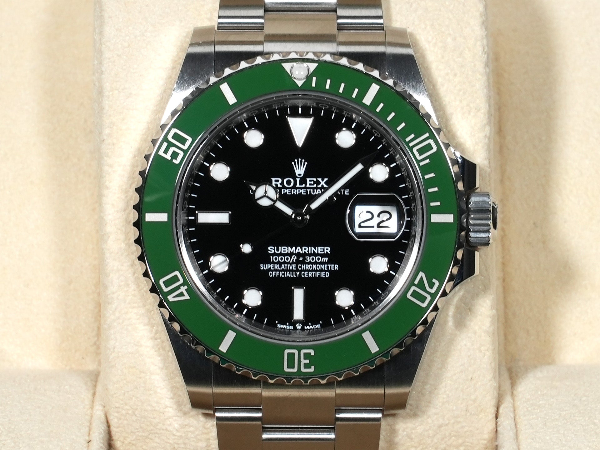 ロレックス サブマリーナー デイト Ref.126610LV ステンレススチール ブラック文字盤 中古 kjoddoms