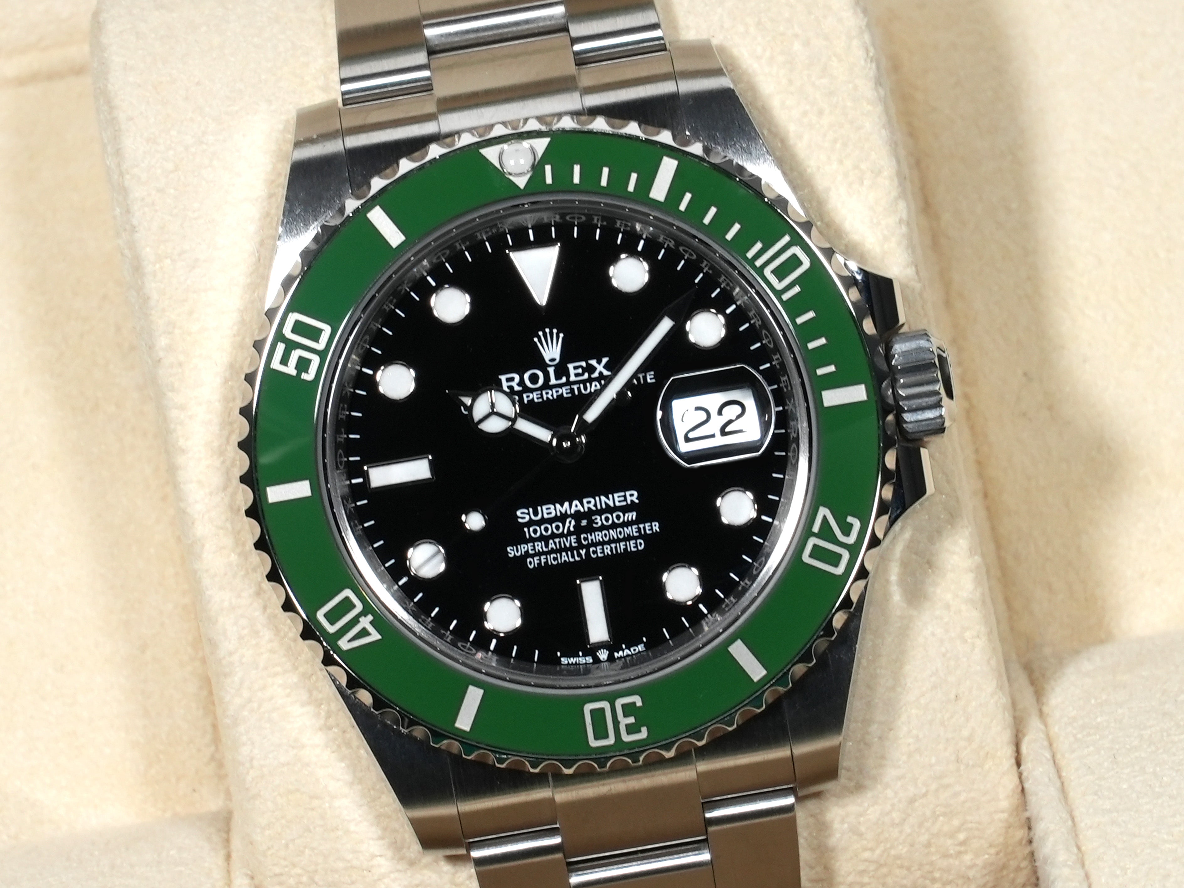 ロレックス サブマリーナー デイト Ref.126610LV ステンレススチール ブラック文字盤 中古 kjoddoms