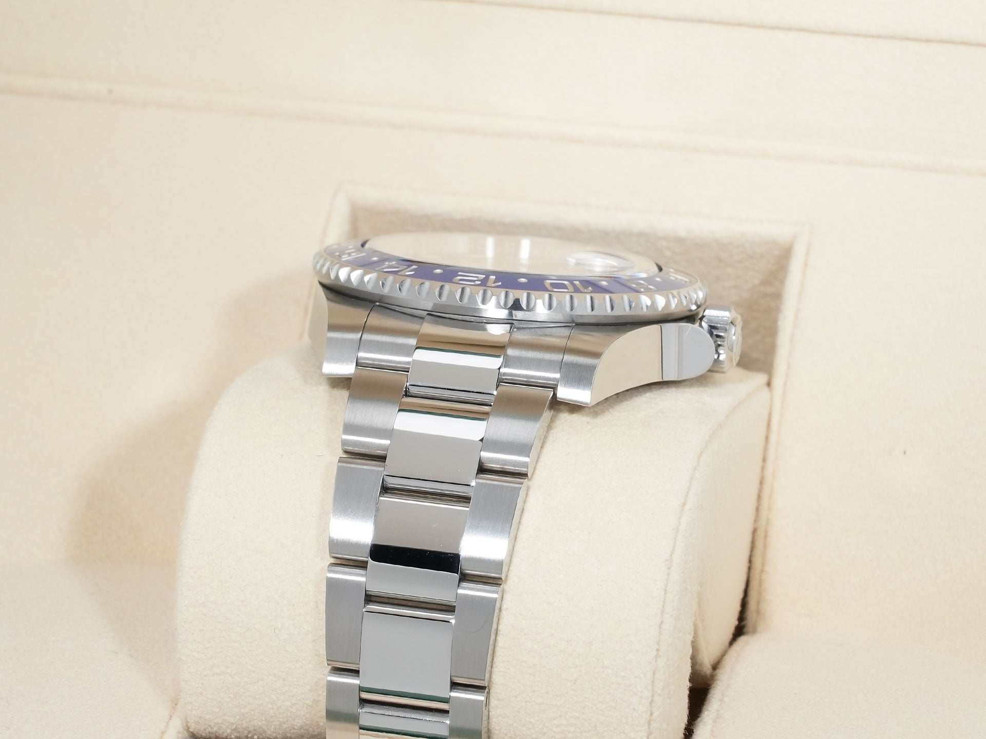 ロレックス GMTマスターII Ref.126710BLNR ステンレススチール ブラック文字盤 オイスターブレスレット 中古 ex2jnpbx