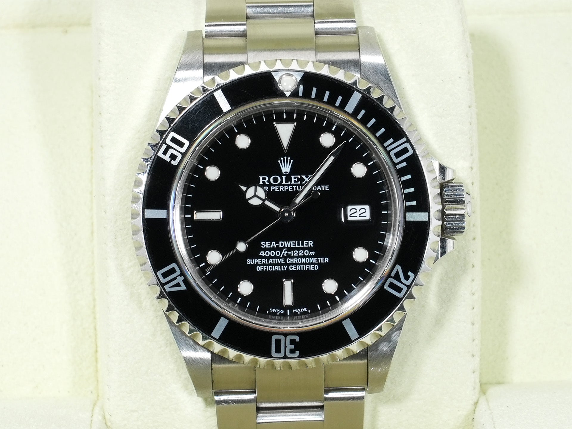 ロレックス シードゥエラー Ref.16600 ステンレススチール ブラック文字盤 中古 ntaivacn