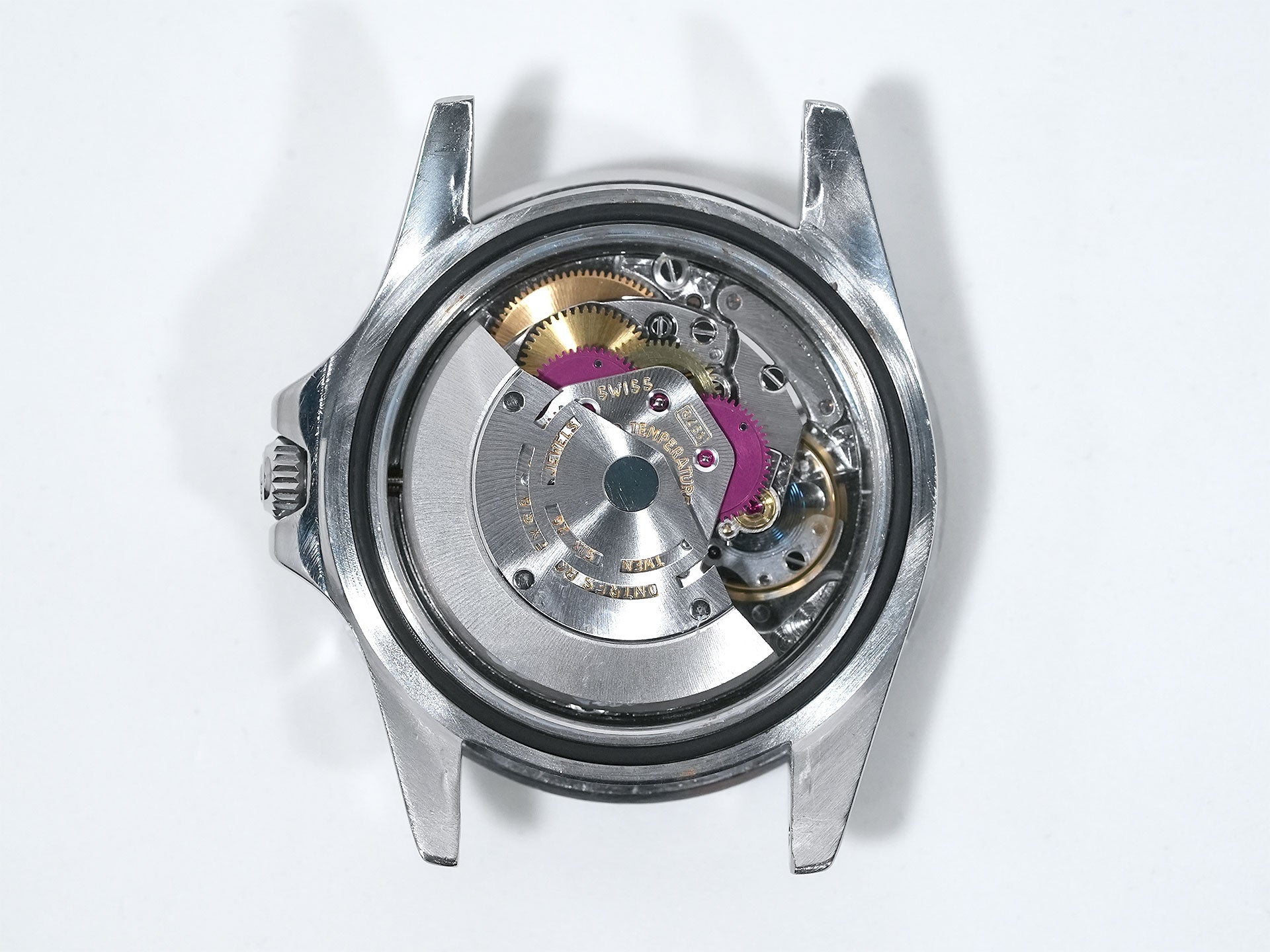 Pre-owned Rolex GMT-Master Ref. 1675 Stainless Steel Black Dial Oyster Bracelet qauuhm8q