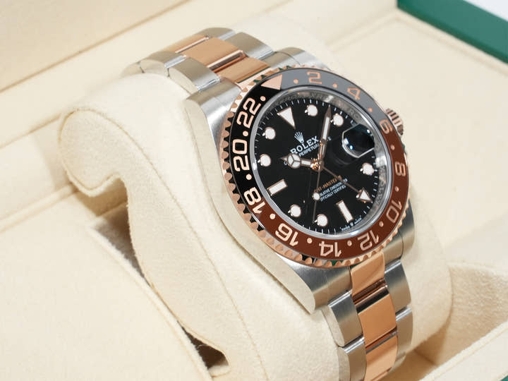 Rolex GMT-Master II Ref. 126711CHNR Stainless Steel/Everose Gold Black Dial Oyster Bracelet Excellent Condition br7c7yj8