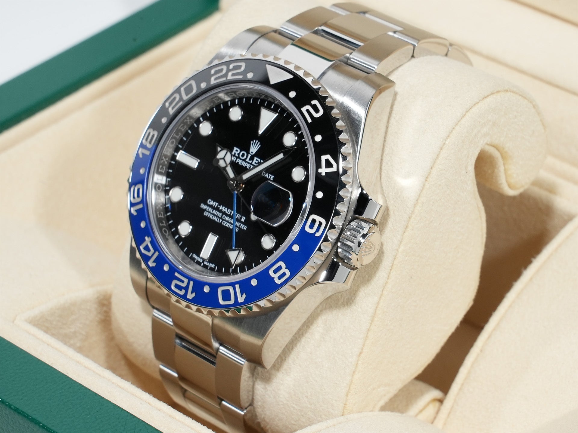 Rolex GMT-Master II Ref. 116710BLNR Stainless Steel Black Dial Oyster Bracelet Excellent Condition rojy6eub