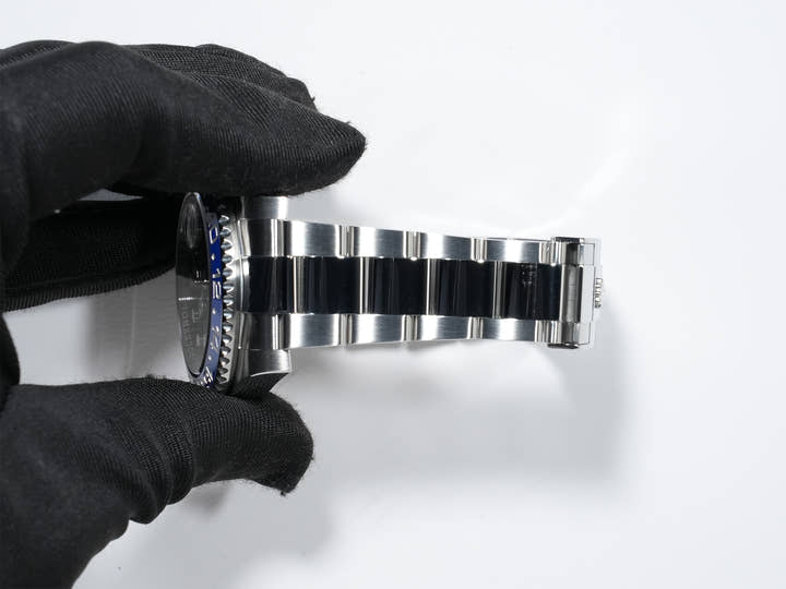 Rolex GMT-Master II Ref. 116710BLNR Stainless Steel Black Dial Oyster Bracelet Excellent Condition rojy6eub