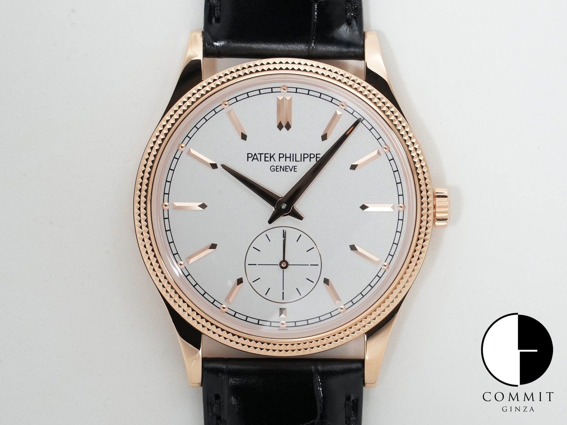 パテックフィリップ カラトラバ Ref.6119R-001 ローズゴールド シルバー文字盤 美品 y2r7b7wc